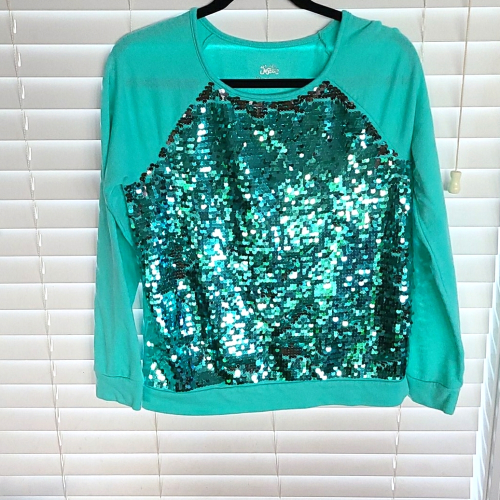 Sequin color changing sweatshirt